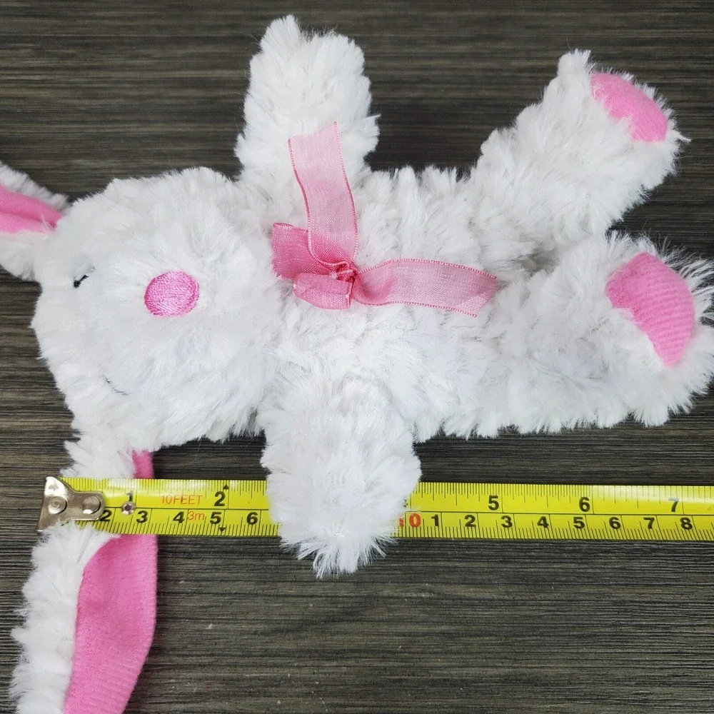 Fuzzy Friends Greenbrier Int'l Easter Bunny Rabbit White 8